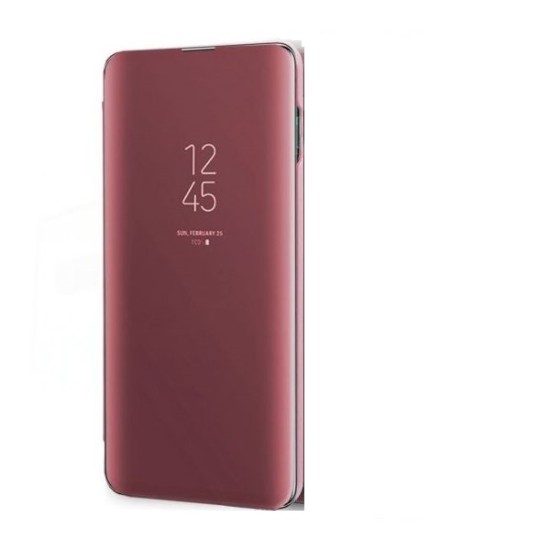 FLIP COVER "CLEAR VIEW" HUAWEI Y7 2019 ROSA